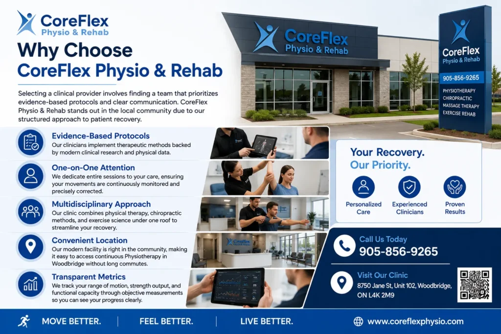 Why Choose CoreFlex Physio & Rehab